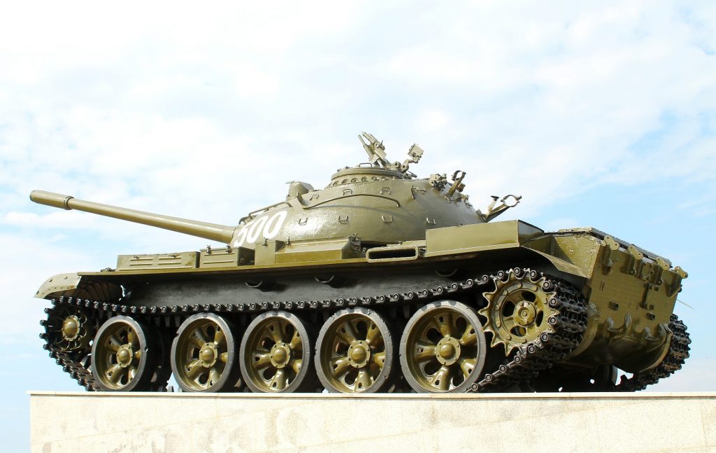 Řízení tanku T55